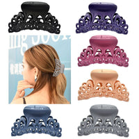 HKM-781203 Plastic Hair Claw Clip - 9.4 x 5.5 cm, Versatile and Stylish Hair Accessory