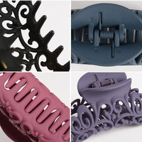 HKM-781203 Plastic Hair Claw Clip - 9.4 x 5.5 cm, Versatile and Stylish Hair Accessory