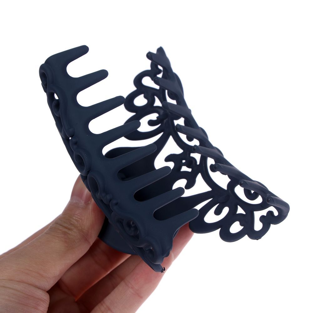 HKM-781203 Plastic Hair Claw Clip - 9.4 x 5.5 cm, Versatile and Stylish Hair Accessory
