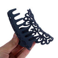 HKM-781203 Plastic Hair Claw Clip - 9.4 x 5.5 cm, Versatile and Stylish Hair Accessory