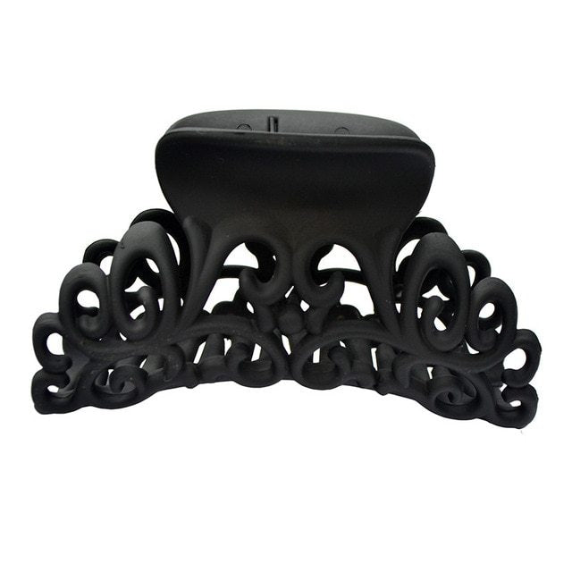 HKM-781203 Plastic Hair Claw Clip - 9.4 x 5.5 cm, Versatile and Stylish Hair Accessory