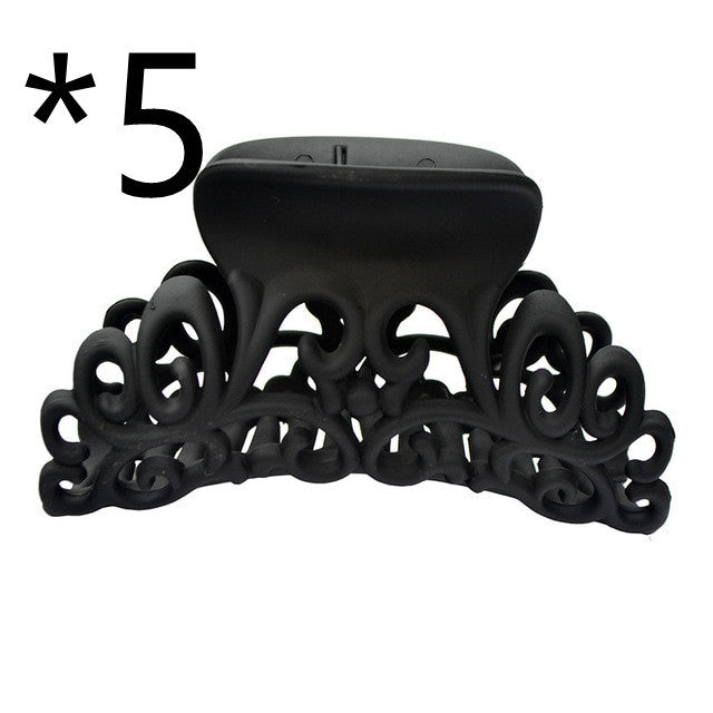 HKM-781203 Plastic Hair Claw Clip - 9.4 x 5.5 cm, Versatile and Stylish Hair Accessory