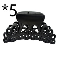 HKM-781203 Plastic Hair Claw Clip - 9.4 x 5.5 cm, Versatile and Stylish Hair Accessory