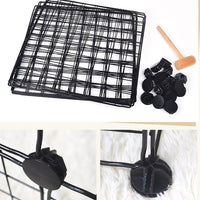HKM-615955 Eco-Friendly Metal Pet Fence for Secure Outdoor Play areas