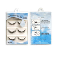 HKM-206995 Instant-Setting Waterproof False Eyelashes - Easy Application with No Glue Required