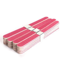 HKM-674899 Nail Wood Chip Frustration Strips - 10 Pcs Sanding Strips for Manicure and Nail Care (11.5x1.2cm)