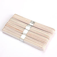 HKM-674899 Nail Wood Chip Frustration Strips - 10 Pcs Sanding Strips for Manicure and Nail Care (11.5x1.2cm)