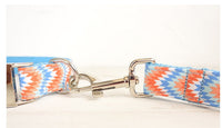 HKM-949779 Portable Dog Running Leash Set - Adjustable Rope in Orange and Blue, Available in Multiple Sizes