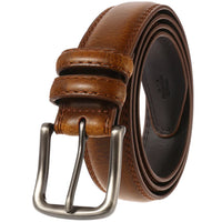 HKM-458259 Casual Two-Layer Leather Pin Buckle Belt - 3.2CM Width, Style LY32-22348