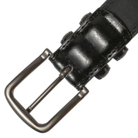 HKM-458259 Casual Two-Layer Leather Pin Buckle Belt - 3.2CM Width, Style LY32-22348
