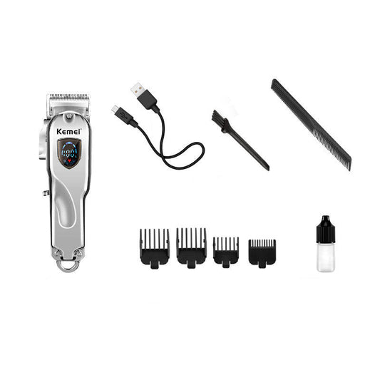 HKM-262995 Kemei Retro Rechargeable Hair Clipper with 5W Power and Toggle Switch