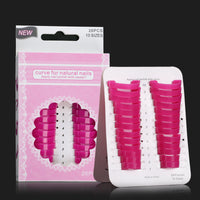HKM-836435 Nail Polish Application Clip in Red - 14.8CM x 8.5CM, Protective Tool for Easy Nail Painting