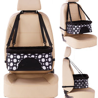 HKM-083283 Wear-Resistant Car Rear Dog Kennel Cushion with Moisture-Proof Features - Gray/Black