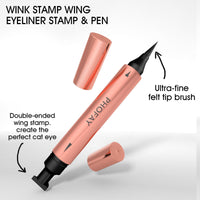 HKM-272211 Double Head Seal Liquid Eyeliner - Long-Lasting, Waterproof, Smudge-Proof Formula with Precision Stamp Application