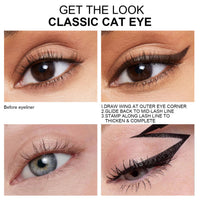 HKM-272211 Double Head Seal Liquid Eyeliner - Long-Lasting, Waterproof, Smudge-Proof Formula with Precision Stamp Application