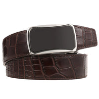 HKM-031123 Business Casual Stainless Steel Belt with Patch Buckle for Men - Model LY36-61317-8