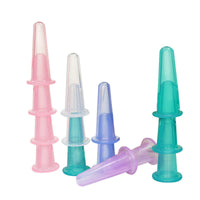 HKM-181011 Silicone Facial Cupping Massage Device for Moisture Absorption - Pink, 37mm Diameter, 80mm Height