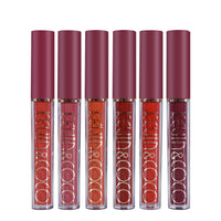 HKM-826131 6-Color Lip Glaze Set with Multivitamins for Bright Glossy Lips