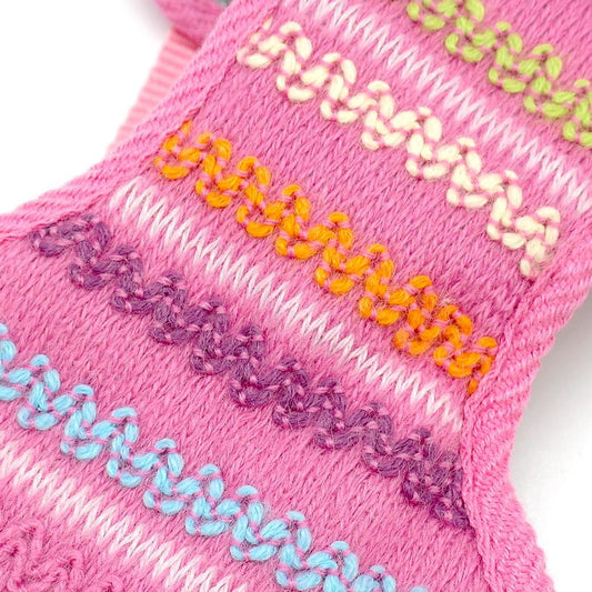 HKM-012179 Comfortable Fleece Corset for Small and Medium Dogs - Colorful Design with Adjustable Chest Strap and Strong Rope