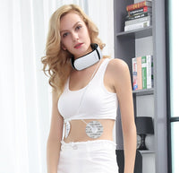 HKM-360147 Voice-Activated Neck Massager with USB Charging and Electrode Sheets