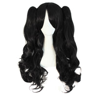 HKM-085331 Medium Long Double Ponytail Anime Character Wig Set - High Temperature Wire, Suitable for Any Skin Tone and Face Shape