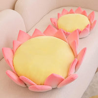 HKM-335891 Three-Dimensional Lotus Shape Cat Sofa Bed - Soft and Comfortable Indoor Pet Cushion, Detachable and Non-Slip Design