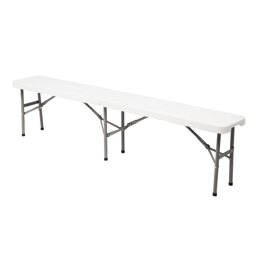 HKM-665555 6FT Foldable Outdoor Patio Bench with Durable Construction