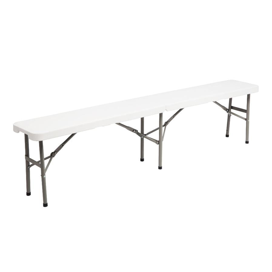HKM-665555 6FT Foldable Outdoor Patio Bench with Durable Construction