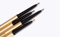 HKM-201235 Slim Waterproof Eyebrow Pencil with Spiral Brush - Long-Lasting Natural Finish in Various Shades