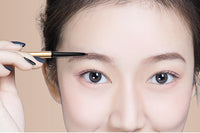 HKM-201235 Slim Waterproof Eyebrow Pencil with Spiral Brush - Long-Lasting Natural Finish in Various Shades