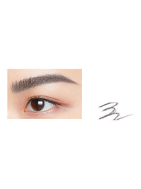 HKM-201235 Slim Waterproof Eyebrow Pencil with Spiral Brush - Long-Lasting Natural Finish in Various Shades