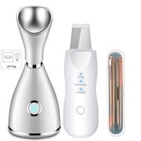 HKM-641939 Pearl White Facial Steamer for Deep Cleansing and Humidification