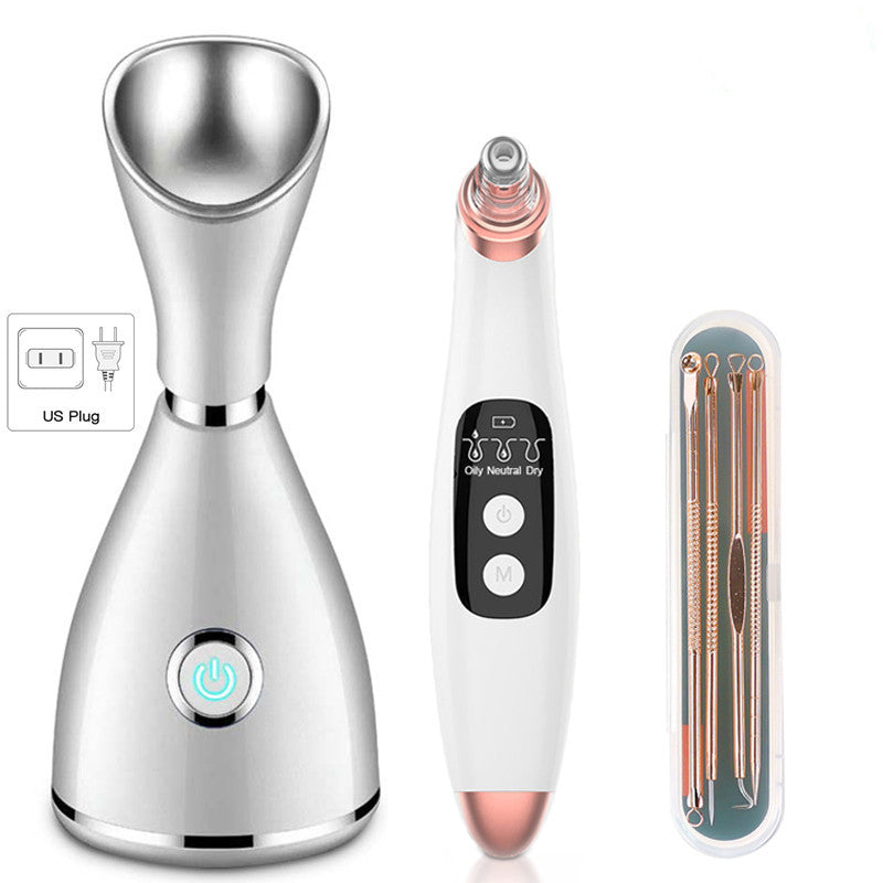 HKM-641939 Pearl White Facial Steamer for Deep Cleansing and Humidification
