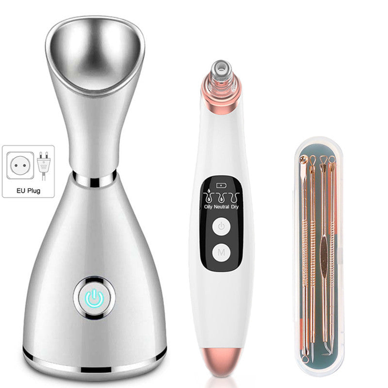 HKM-641939 Pearl White Facial Steamer for Deep Cleansing and Humidification