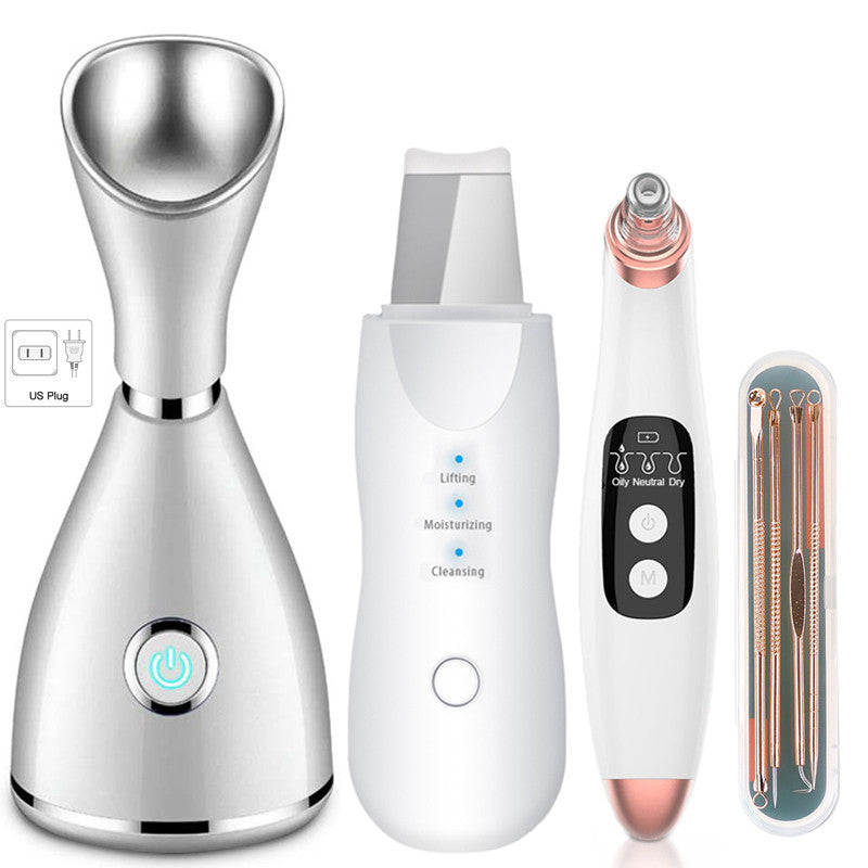 HKM-641939 Pearl White Facial Steamer for Deep Cleansing and Humidification