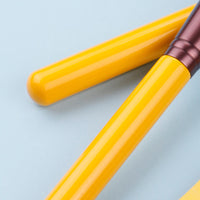 HKM-724371 Long Handled Makeup Brush with Man-Made Fiber Bristles