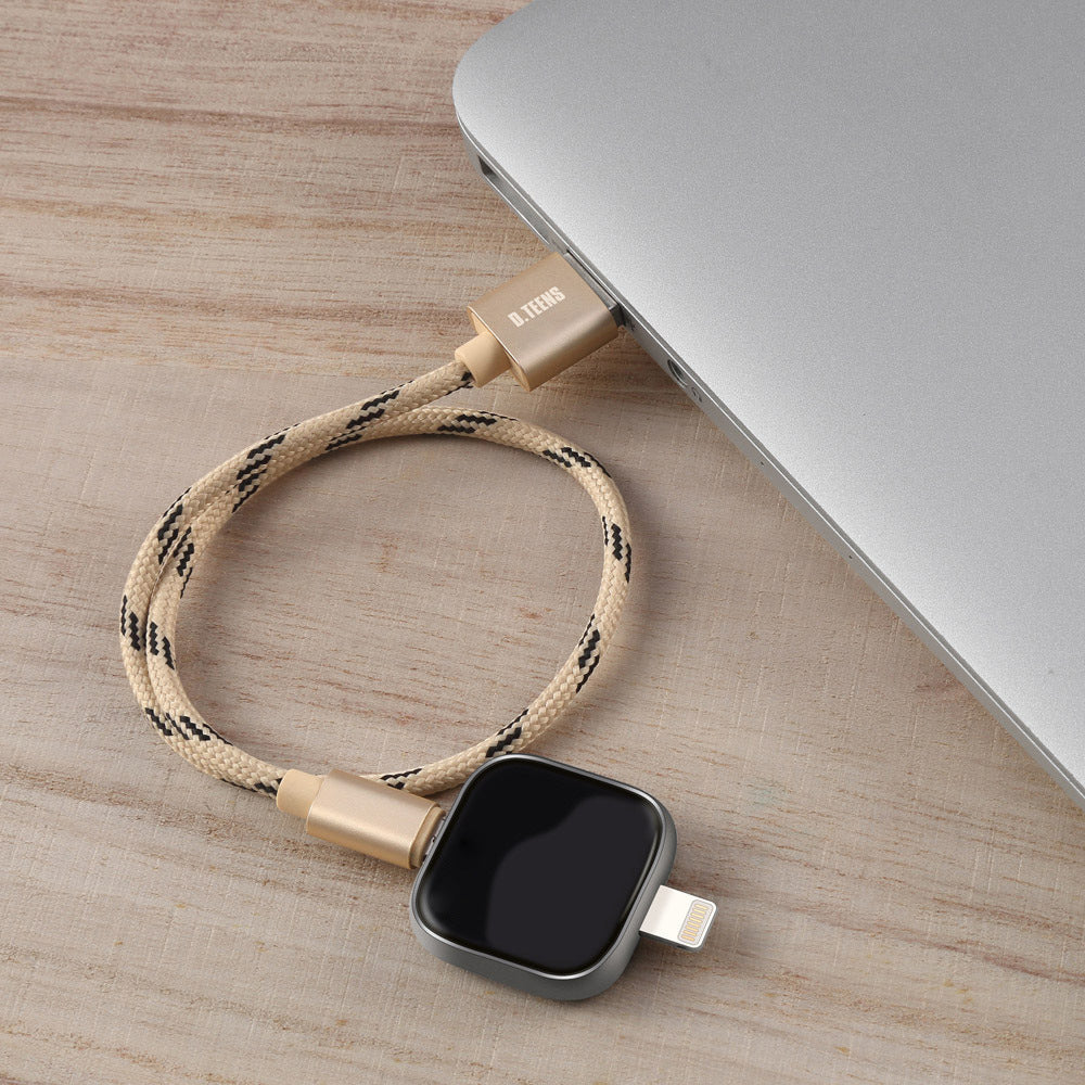 KTX-696211 Dual-Use USB Flash Drive for iPhone, iPad, and iPod with Fingerprint Encryption and Data Management Features