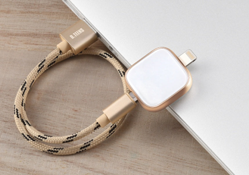 KTX-696211 Dual-Use USB Flash Drive for iPhone, iPad, and iPod with Fingerprint Encryption and Data Management Features