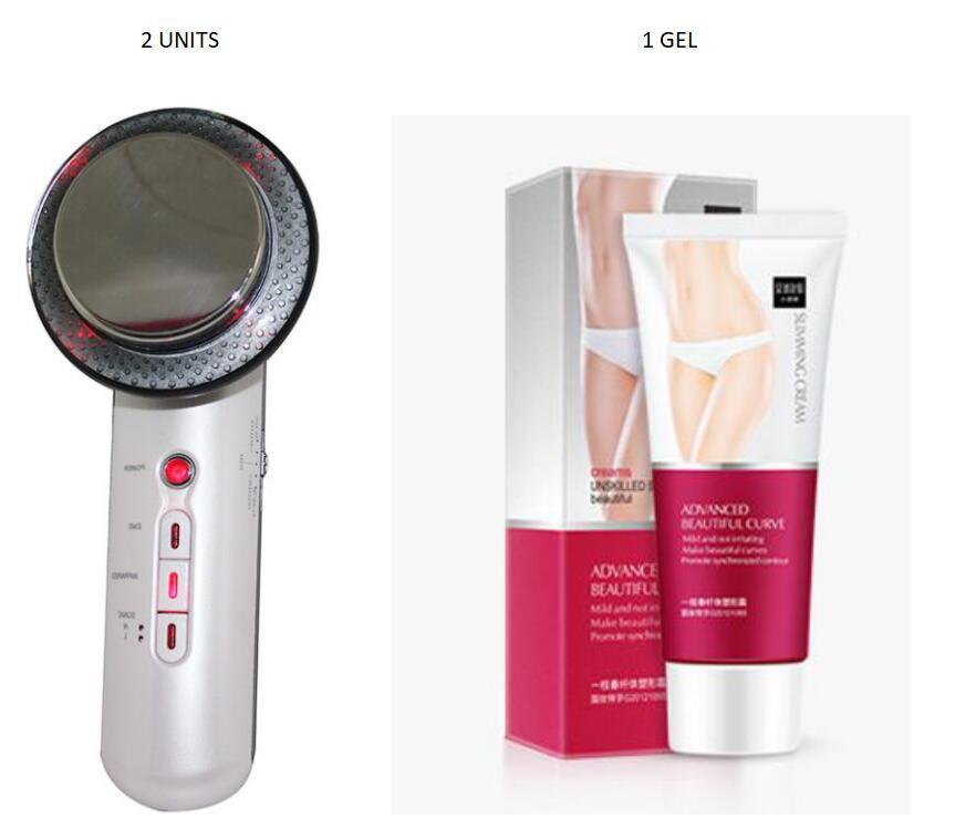 HKM-963475 Three-in-One Body Shaping Slimming Instrument with Cream, Infrared, Ultrasonic, and Color Light Features