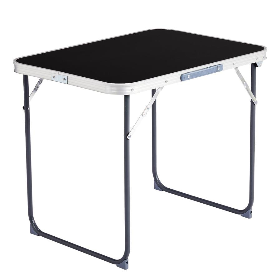 HKM-499411 2.3ft Lightweight Outdoor Folding Table with Aluminum Alloy Top, 50kg Capacity