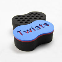 HKM-837907 Curly Hair Twist Sponge - 14.5 x 9.5 x 5.5 cm, Made of Soft Sponge Material