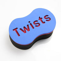 HKM-837907 Curly Hair Twist Sponge - 14.5 x 9.5 x 5.5 cm, Made of Soft Sponge Material