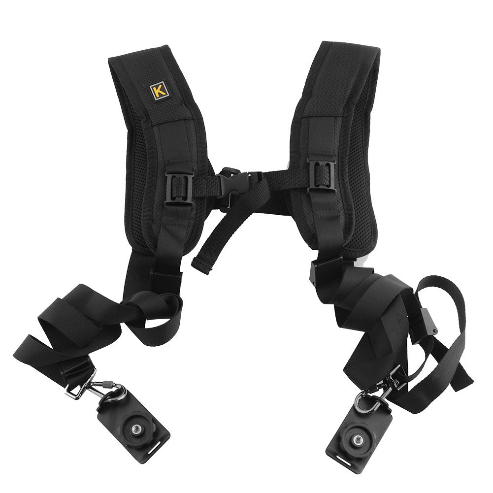 KTX-315347 Dual-Camera Ergonomic Sling Strap for SLR Photography