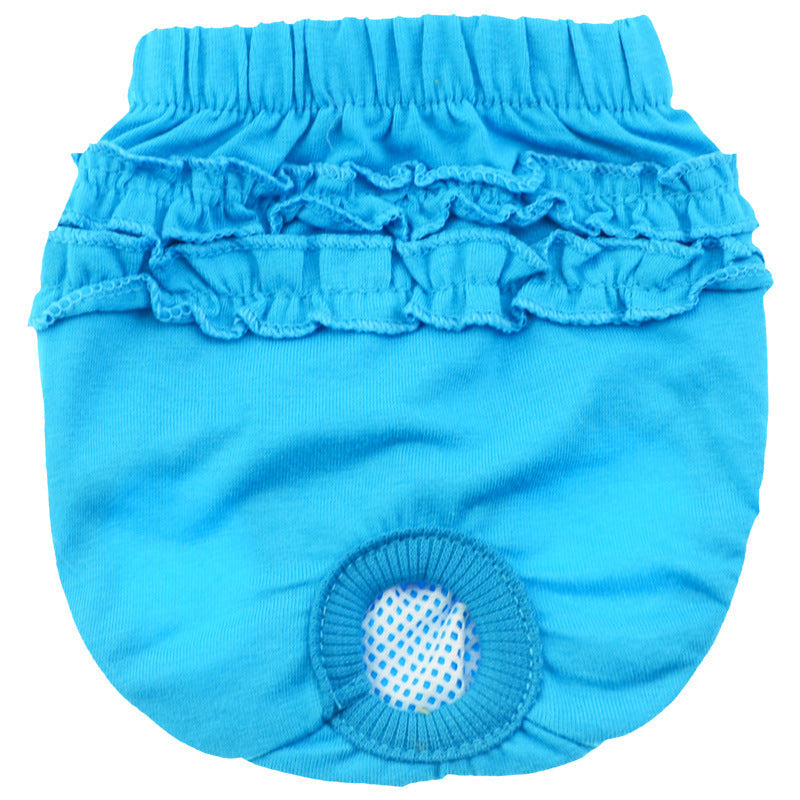 HKM-672339 Pet Dog Female Belly Band Diapers for Menstruation ¨C Soft Lace Sanitary Pants in Multiple Colors