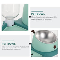 HKM-036371 Automatic Slow Feeder Pet Bowl with Detachable Water Tray for Dogs and Cats