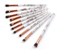 HKM-918675 10-Piece Multifunctional Makeup Brush Set with Concealer and Eyeshadow Brushes, Mini Makeup Tools