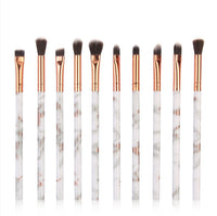 HKM-918675 10-Piece Multifunctional Makeup Brush Set with Concealer and Eyeshadow Brushes, Mini Makeup Tools