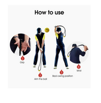 HKM-766163 Golf Swing Training Rope for Enhanced Physical Strength and Flexibility