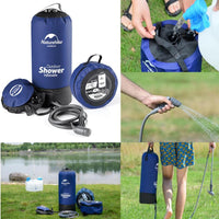 HKM-808979 Portable Outdoor Shower Bag for Camping and Travel - Folding Design for Easy Setup