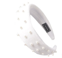HKM-753043 Thickened Spongewool Hair Hoop with Wide Edge in Various Colors